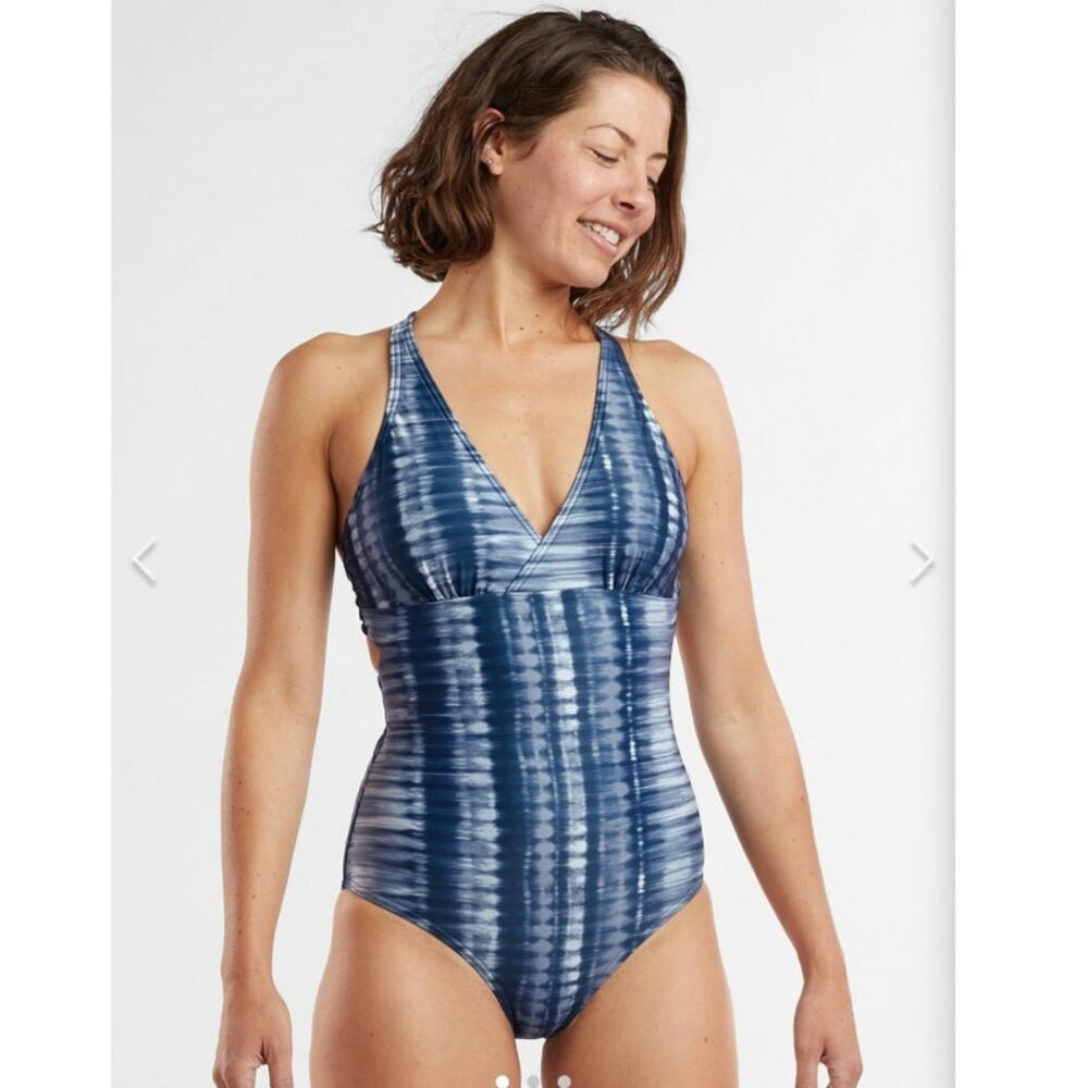 Prana Fergusen One-Piece Swimsuit in Hazy Days Size: M